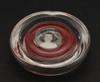 Vintage Photograph Glass Paperweight
