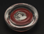 Vintage Photograph Glass Paperweight