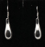 Vintage Handmade Sterling Silver Solid Dangle Earrings