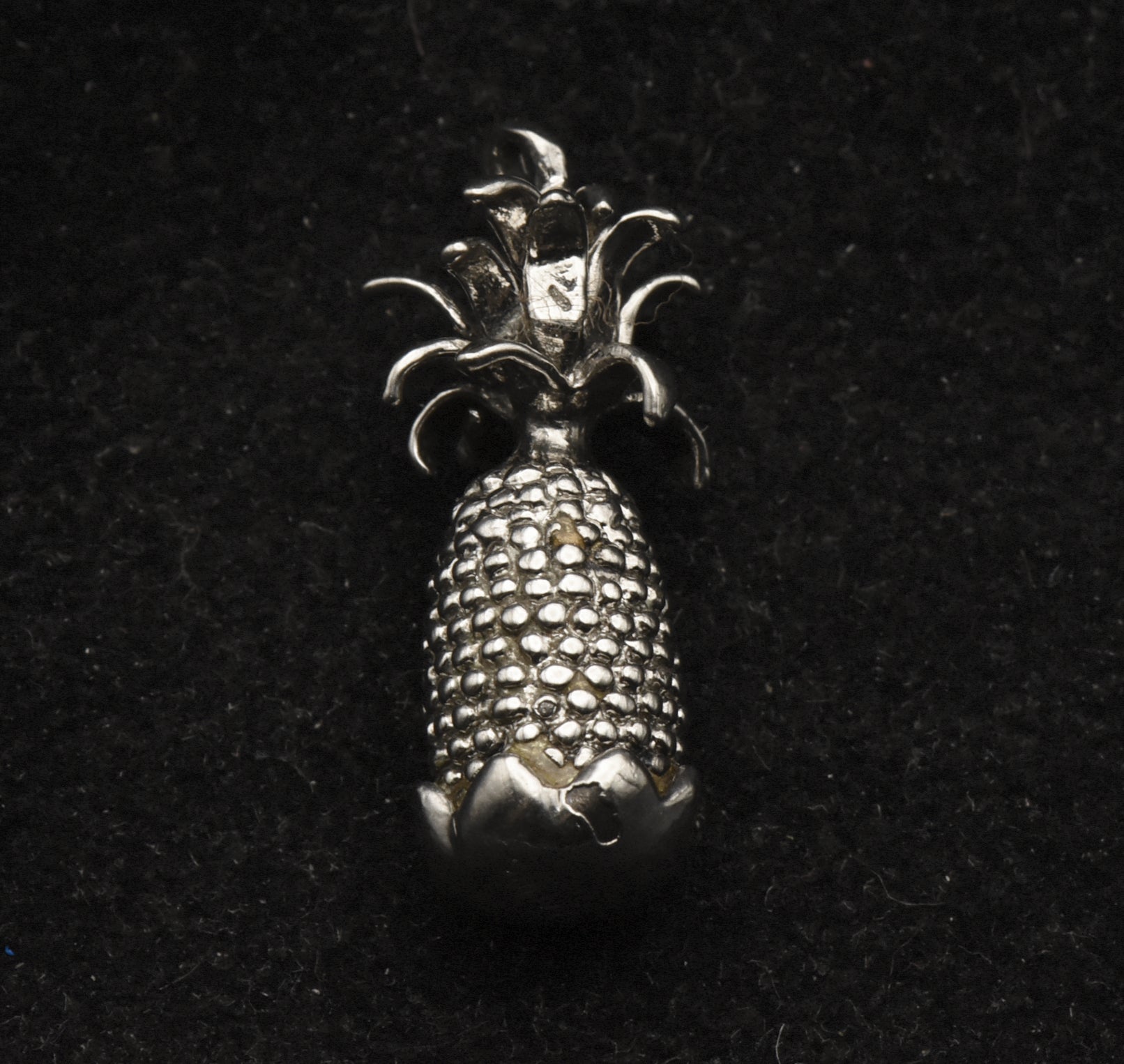 Vintage Sterling Silver Pineapple Charm