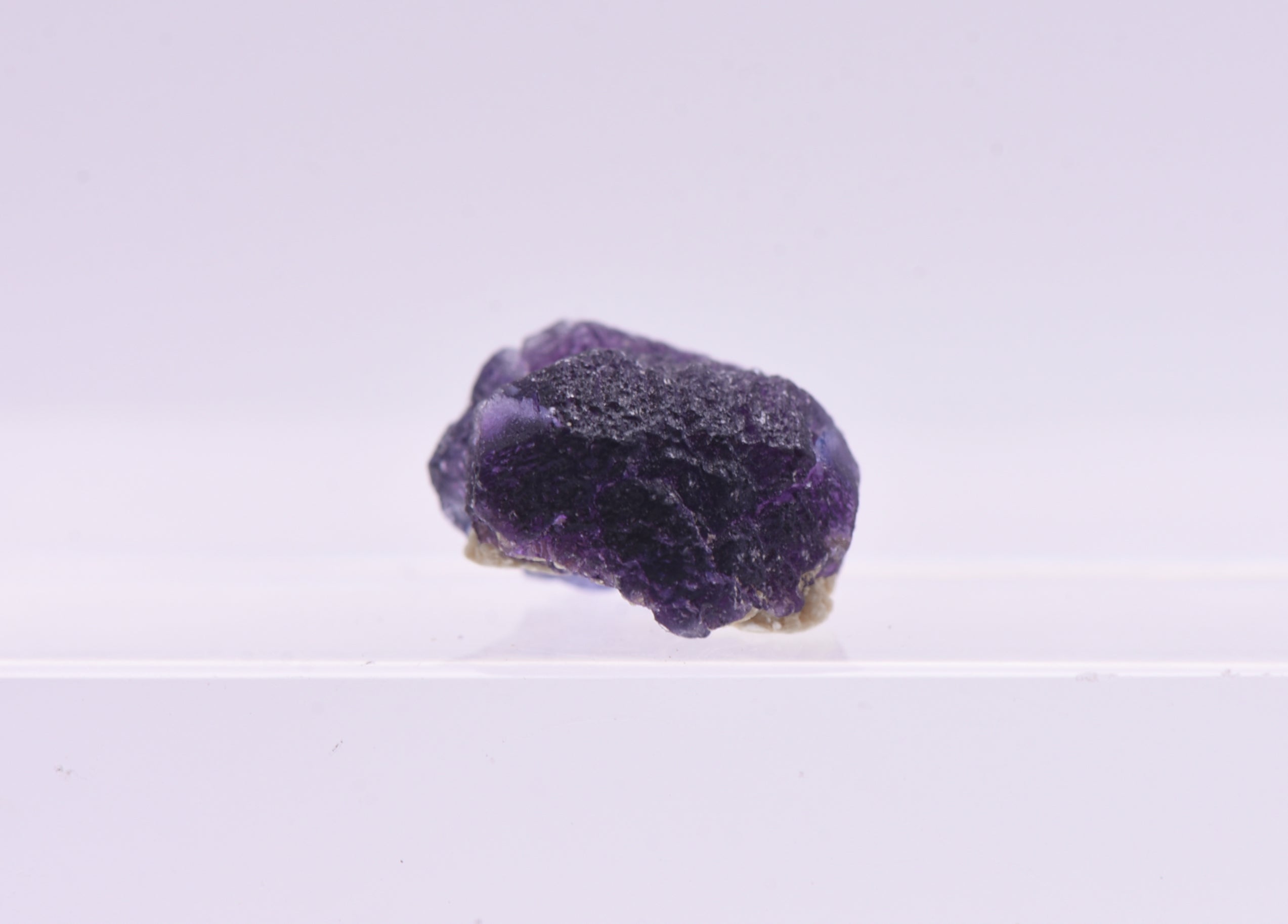 Euhedral Purple Fluorite Mineral Specimen