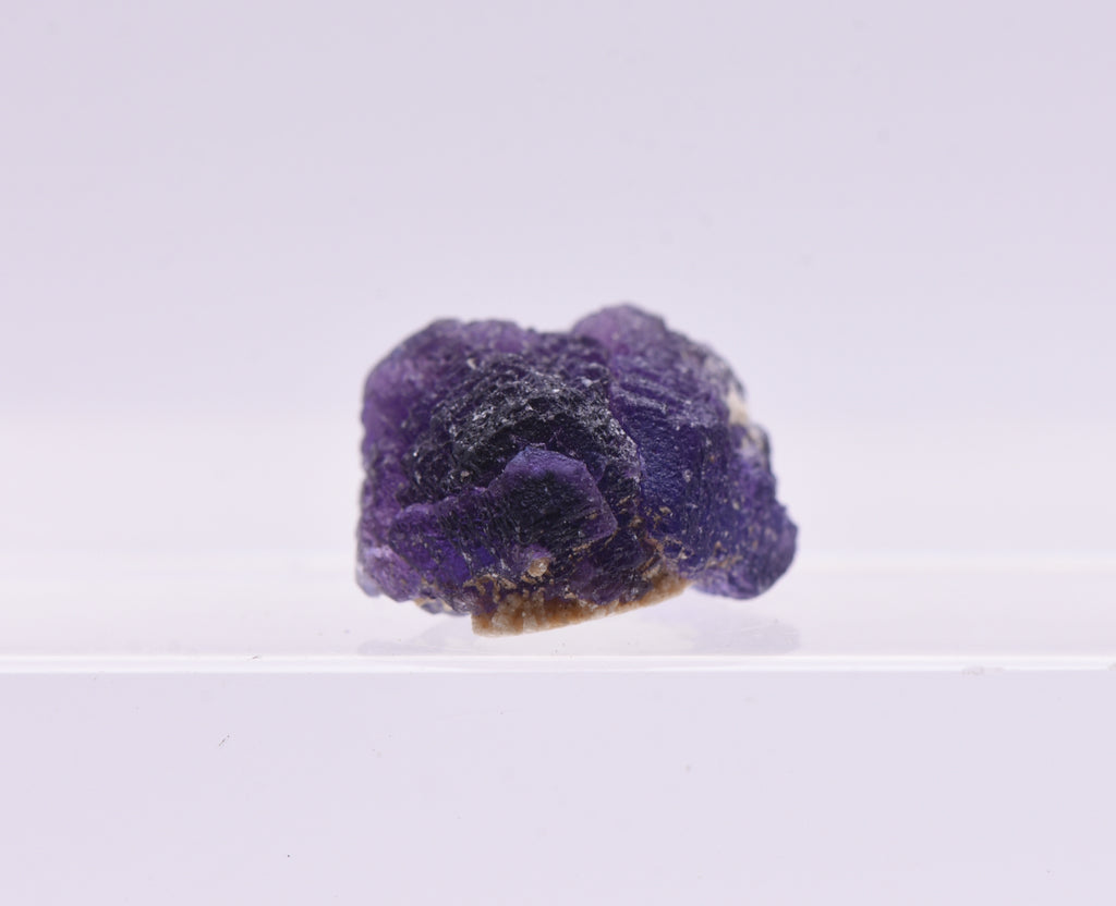 Euhedral Purple Fluorite Mineral Specimen