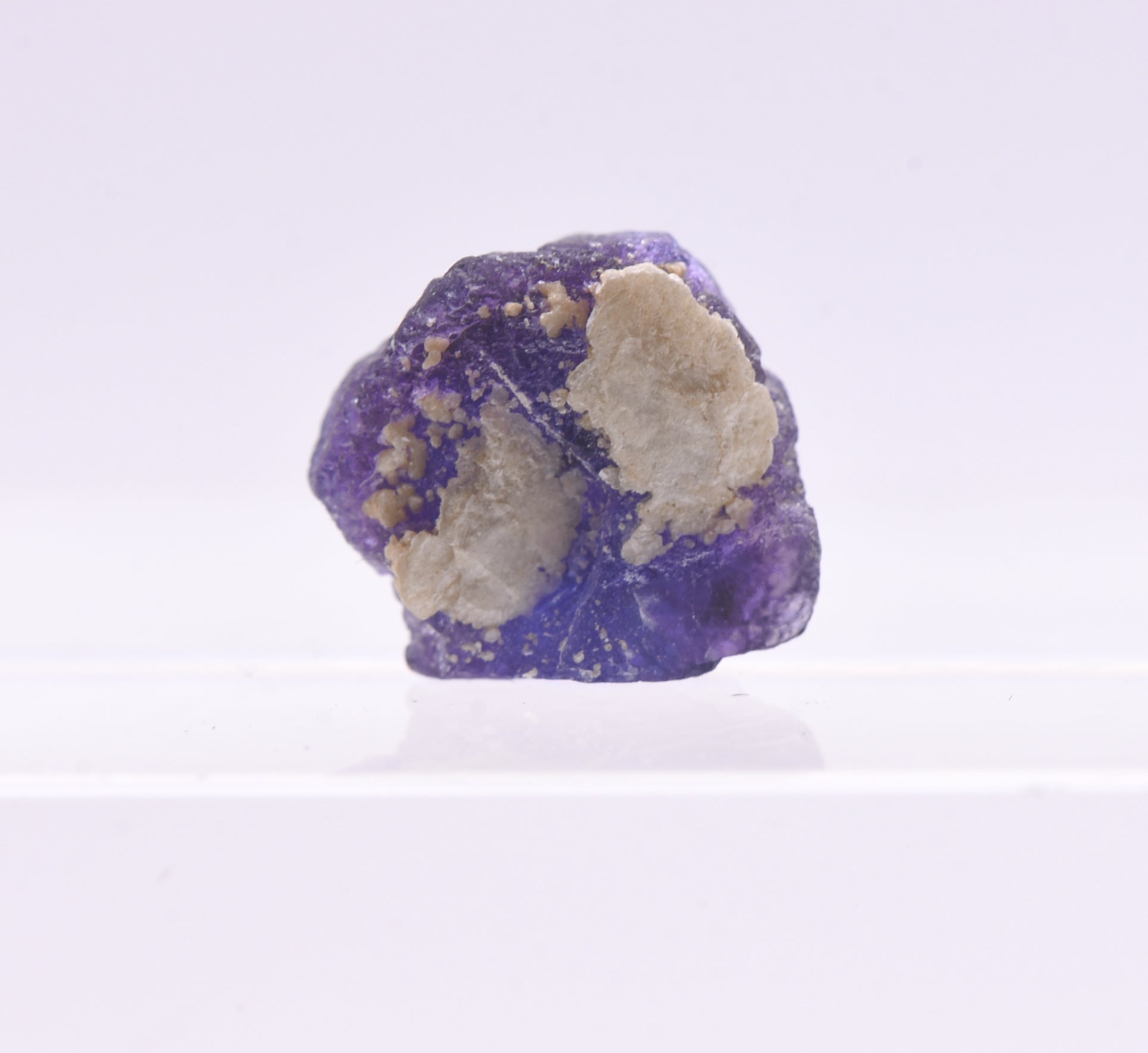Euhedral Purple Fluorite Mineral Specimen