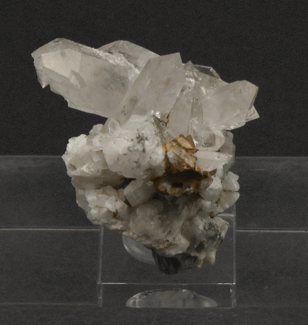 Stunning Doubly Terminated Quartz Crystal Cluster Mineral Specimen - Austria