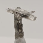 Doubly Terminated Quartz Crystal Cluster with Hydrocarbon Inclusions Thumbnail Specimen - Spain