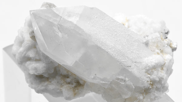Quartz and Topaz Crystals Cluster with Muscovite on Feldspar Matrix - Pakistan