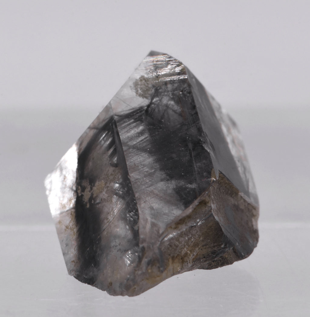 Quartz with Burkite and Rutile Needle Inclusions Crystal Specimen - Pakistan