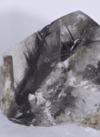 Quartz with Burkite and Rutile Needle Inclusions Crystal Specimen - Pakistan