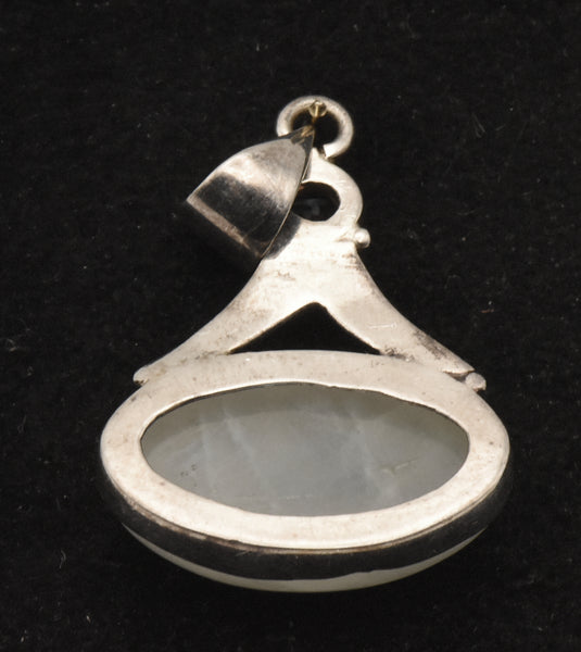 Vintage Rainbow Moonstone Pendant