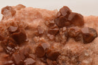 Jacinto de Compostela Hematoid Quartz Crystal Cluster on Red Gypsum Matrix - Chella, Spain