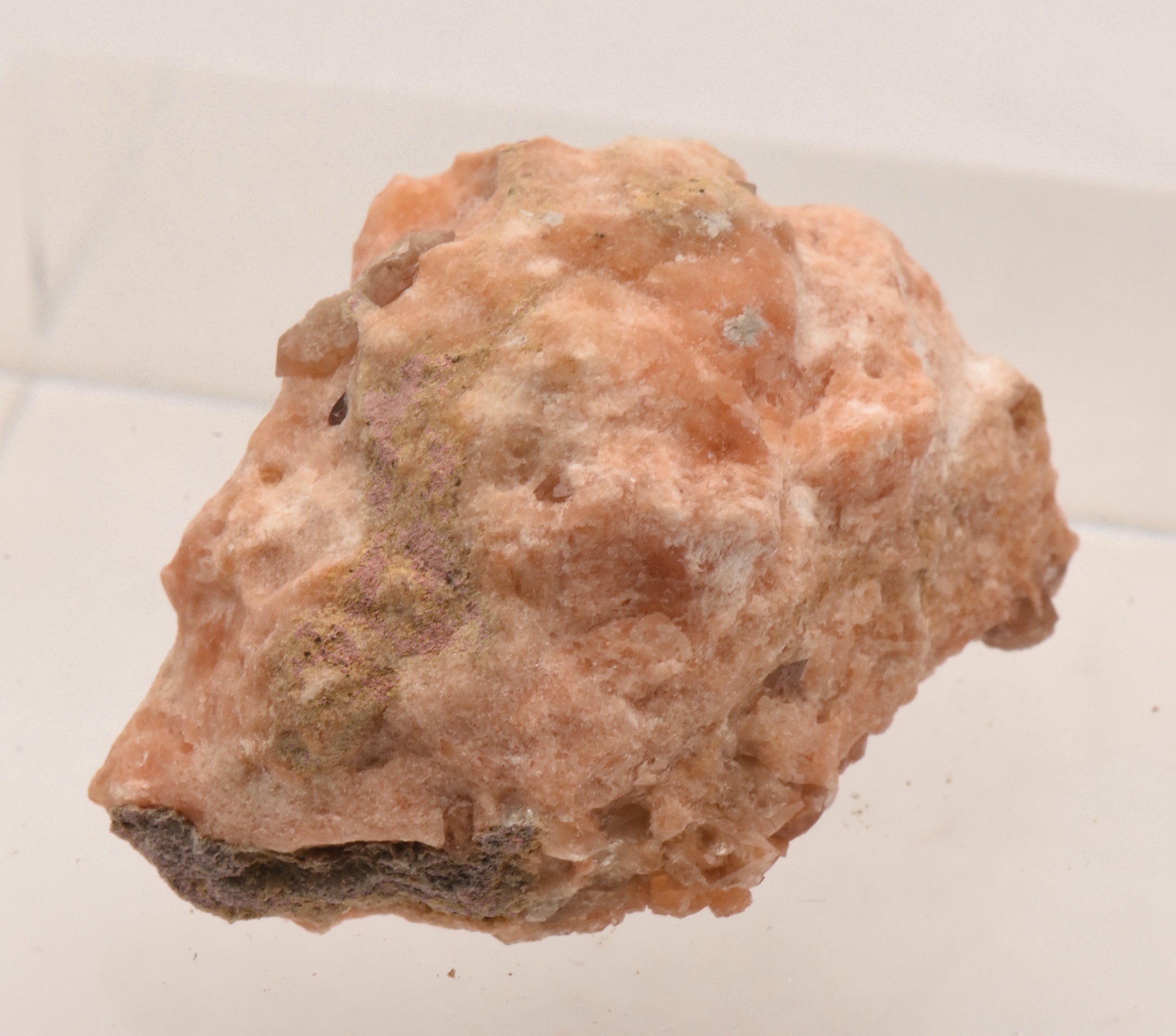 Jacinto de Compostela Hematoid Quartz Crystal Cluster on Red Gypsum Matrix - Chella, Spain