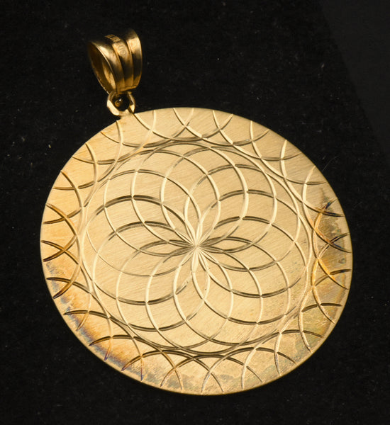 Gold Tone Sterling Silver Pendant