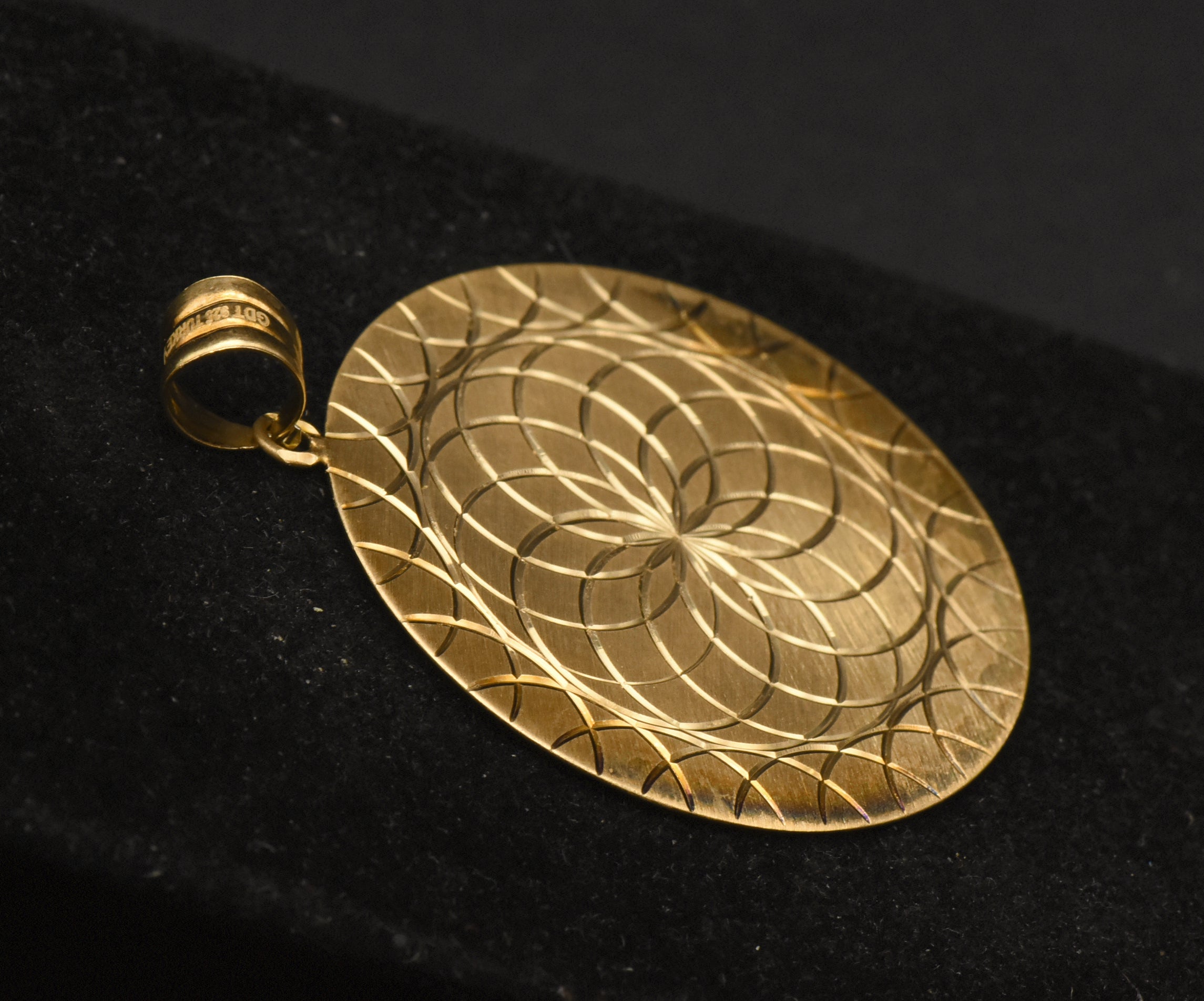 Gold Tone Sterling Silver Pendant