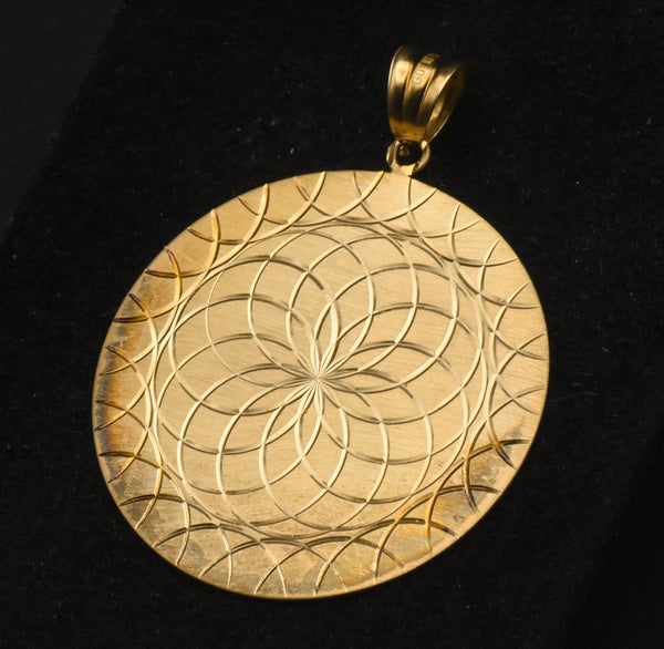 Gold Tone Sterling Silver Pendant