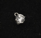 Sterling Silver Cubic Zirconia Small Pendant