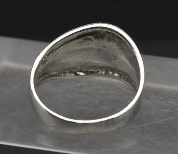 Vintage Sterling Silver Saddleback Ring - Size 8.75