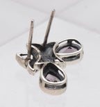 Sterling Silver Scapolite Earrings with Marcasite Stones