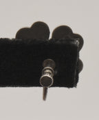 UNMATCHED Vintage Sterling Silver Shamrock Screw Back Earring