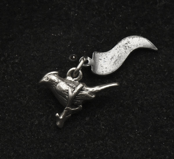 Vintage Sterling Silver "Shawnee" Bird Charm