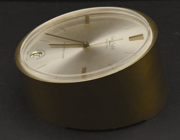 Swiza Sheffield - Vintage Brass Table Clock