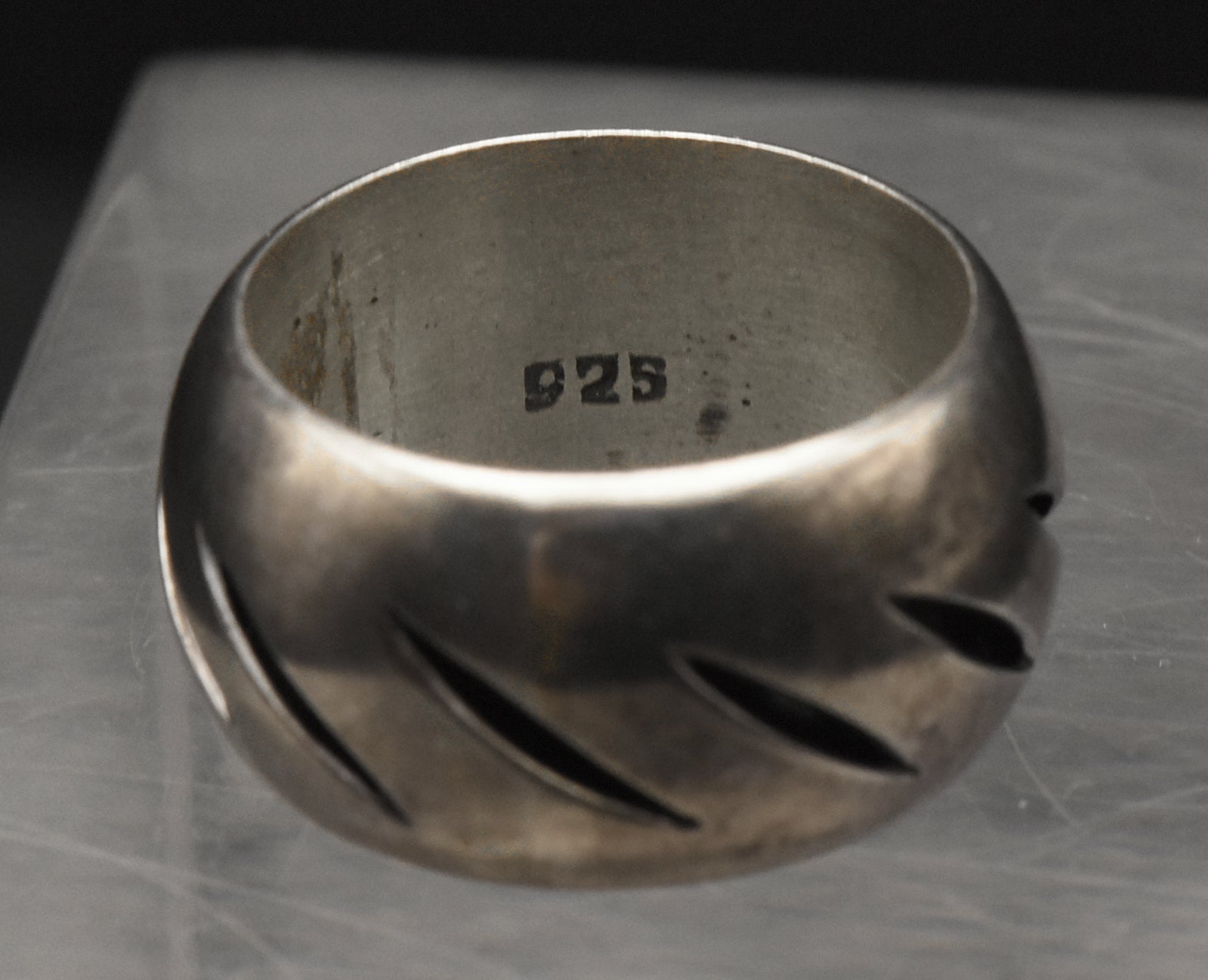 Vintage Sterling Silver Band - Size 6.25
