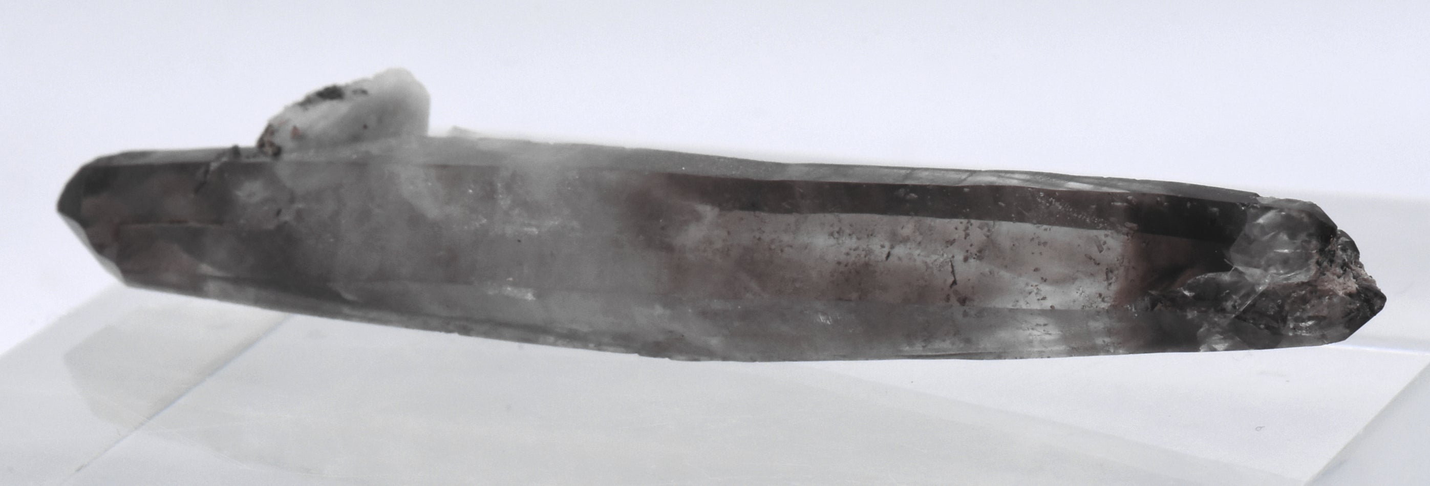 Doubly Terminated Smoky Quartz Crystal Mineral Specimen - Malawi