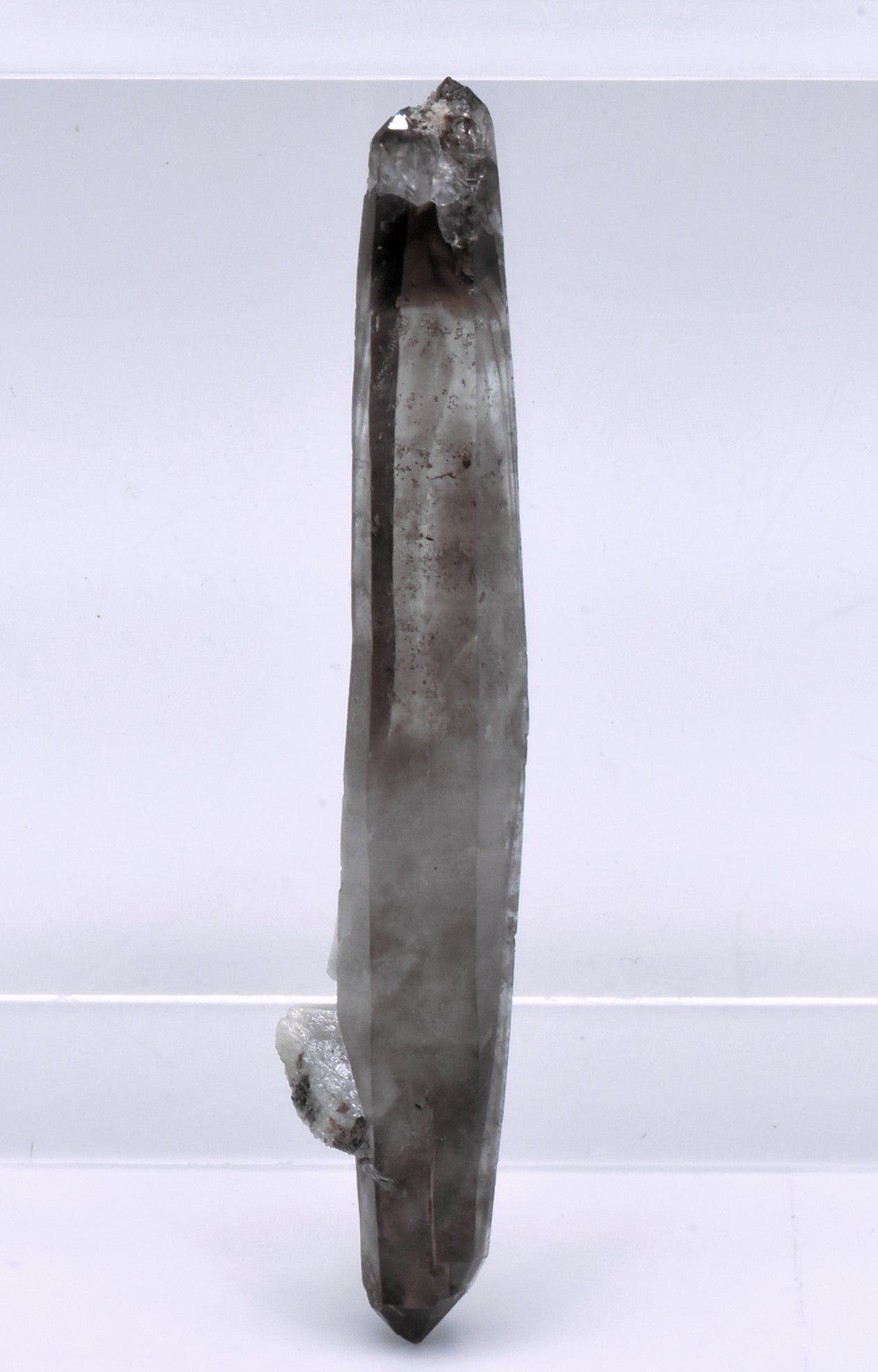Doubly Terminated Smoky Quartz Crystal Mineral Specimen - Malawi