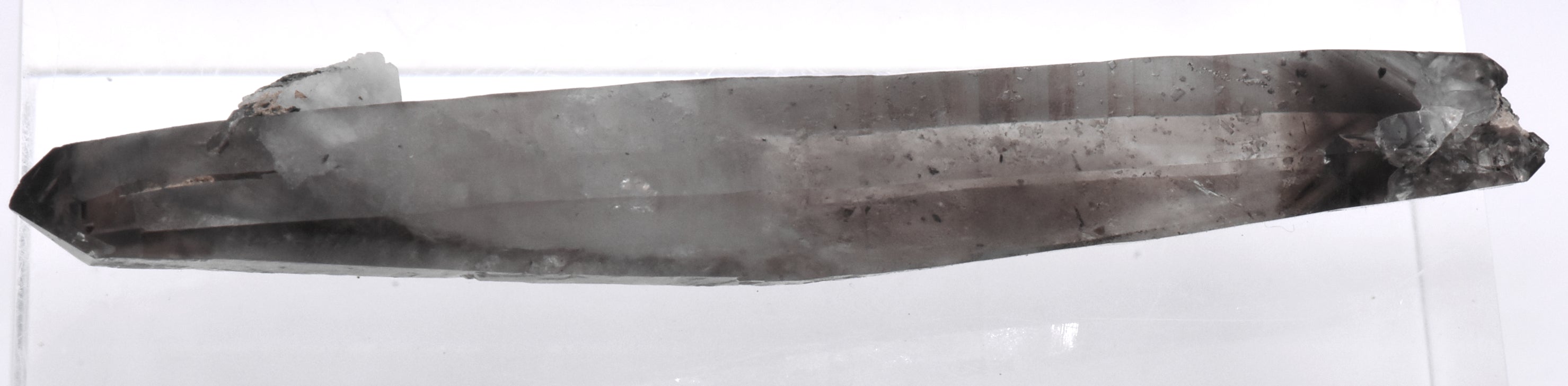 Doubly Terminated Smoky Quartz Crystal Mineral Specimen - Malawi