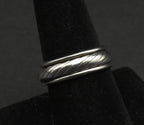 Vintage Handmade Sterling Silver Spinner Band - Size 8.5