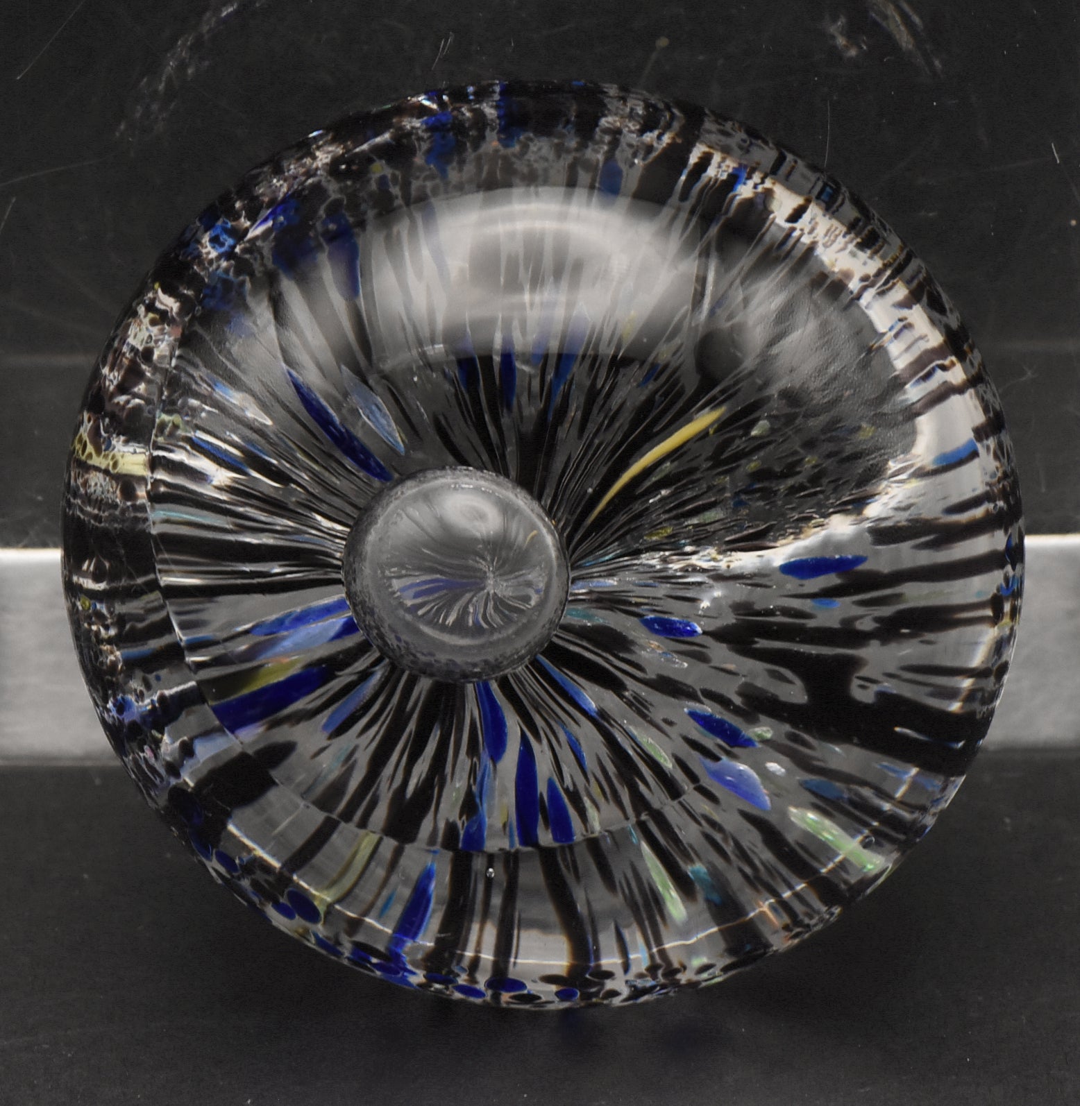 Vintage Hand Crafted Art Glass Paperweight