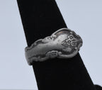 Vintage International Deep Silver Spoon Ring - Size 5