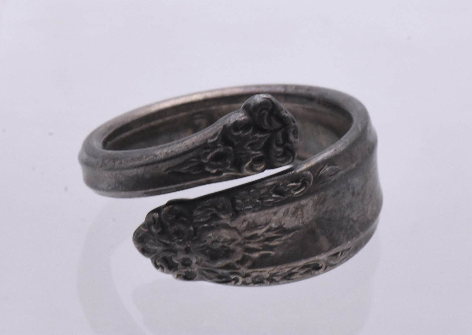 Vintage International Sterling Spoon Bypass Ring