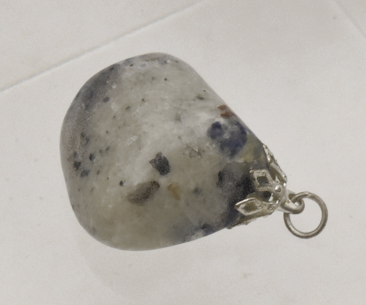 Tumbled Blue Spot Jasper Pendant