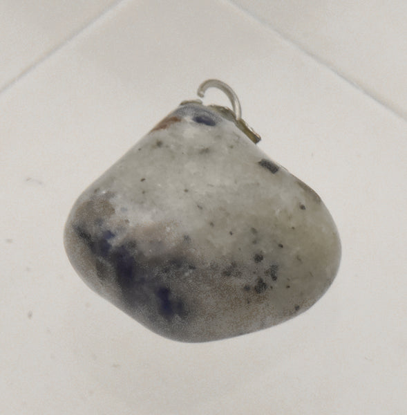 Tumbled Blue Spot Jasper Pendant