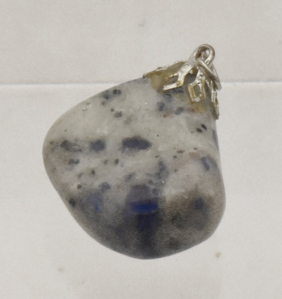 Tumbled Blue Spot Jasper Pendant