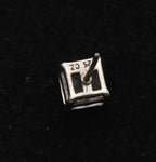 UNMATCHED Sterling Silver Princess Cut Cubic Zirconia Stud Earring