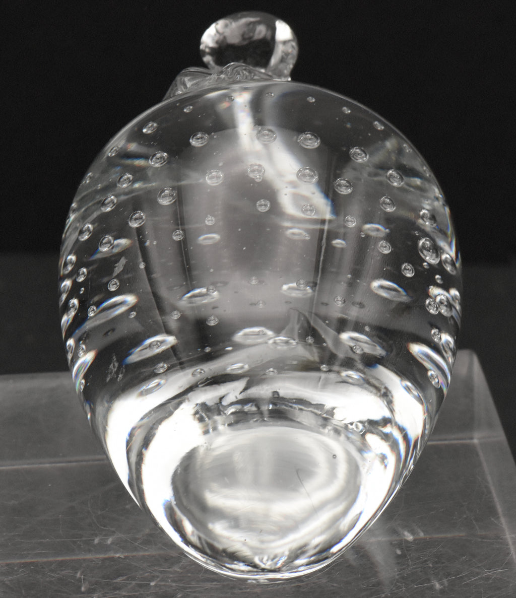 Vintage Crystal Strawberry Paperweight