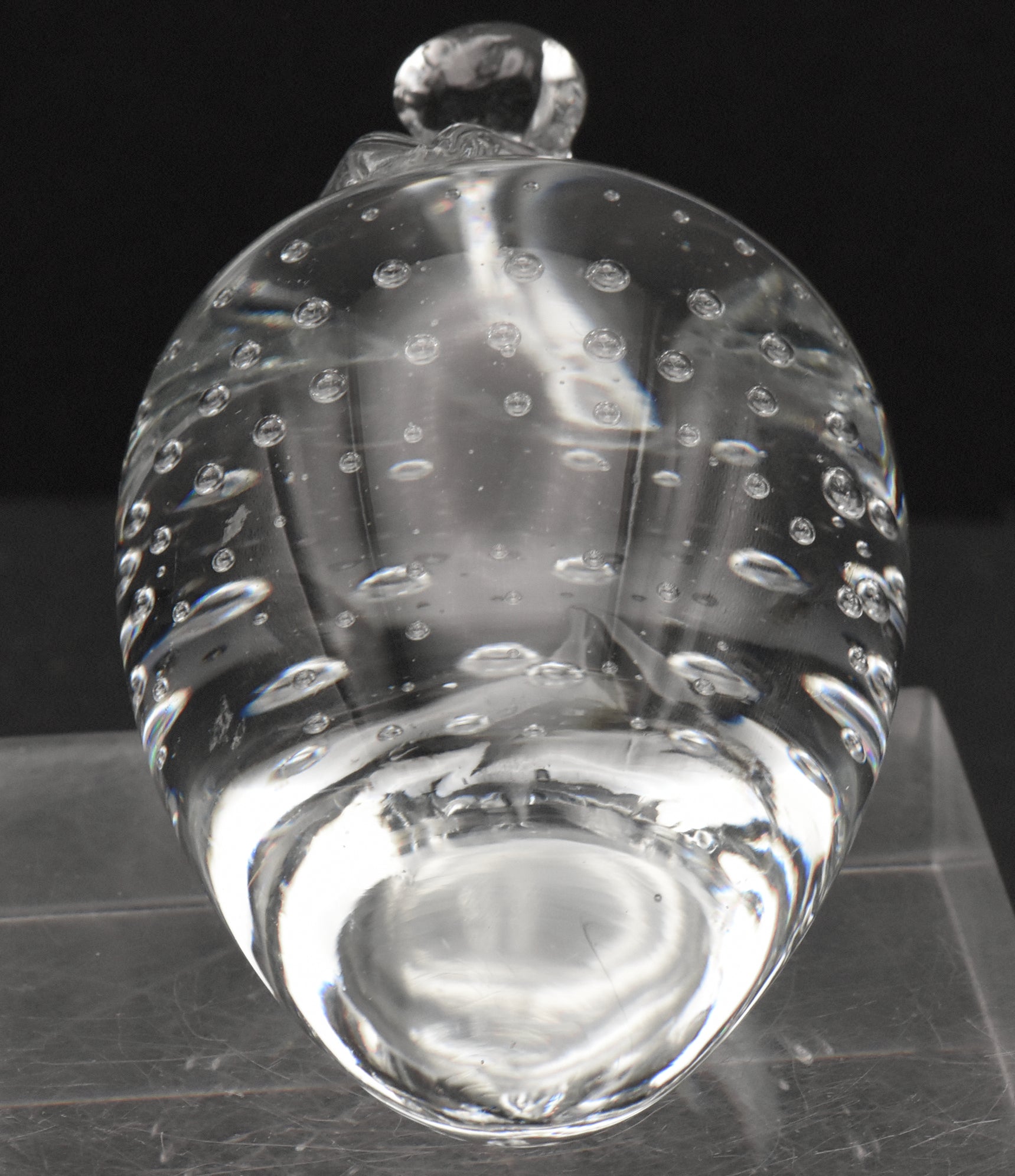 Vintage Crystal Strawberry Paperweight