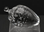 Vintage Crystal Strawberry Paperweight