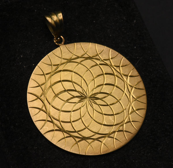 Gold Tone Sterling Silver Pendant