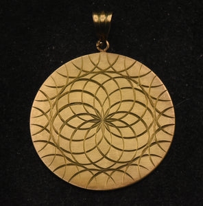 Gold Tone Sterling Silver Pendant