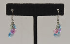 Crystallized Swarovski Color Sterling Silver Dangle Earrings