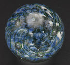 Vintage Blue and Green Glass Paperweight