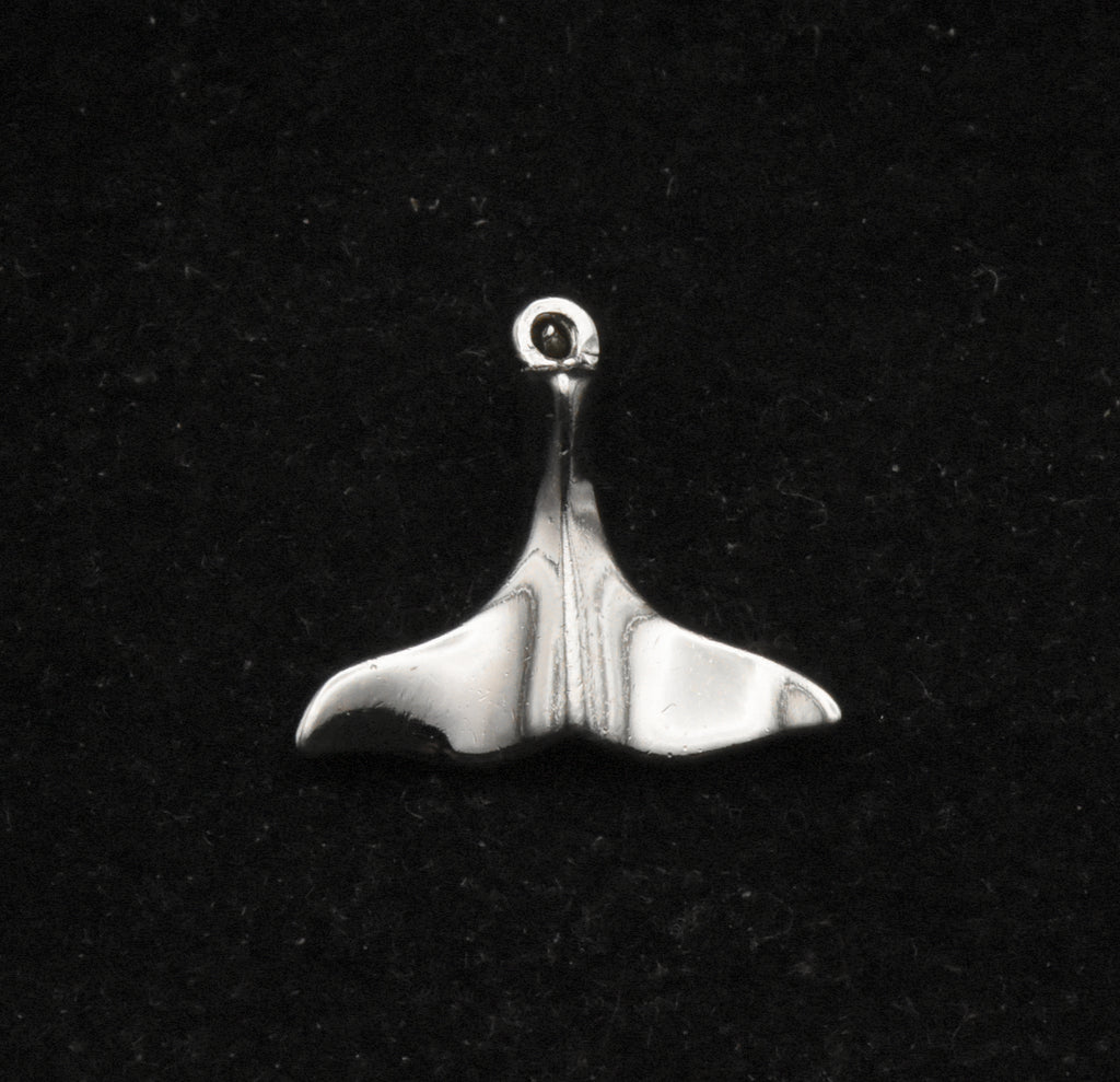 Rembrandt Charms - Vintage Sterling Silver Whale Tail Charm