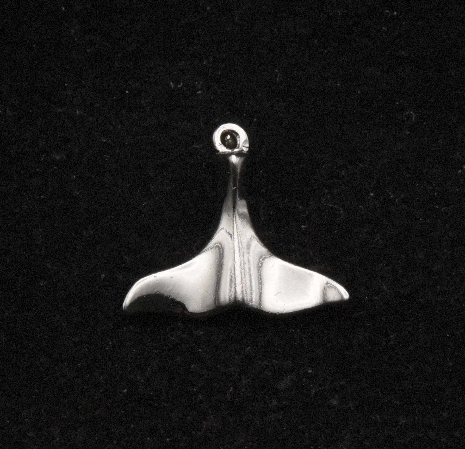 Rembrandt Charms - Vintage Sterling Silver Whale Tail Charm