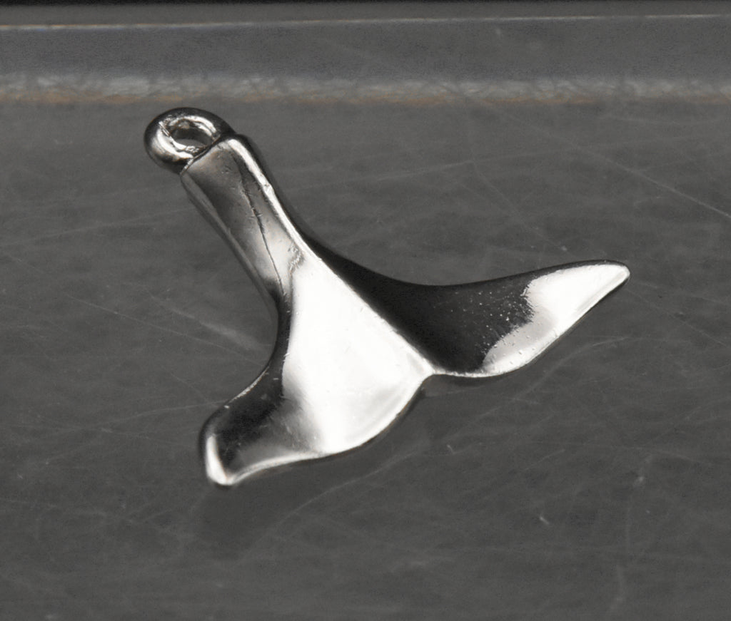 Rembrandt Charms - Vintage Sterling Silver Whale Tail Charm