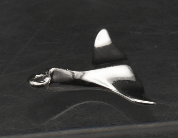 Rembrandt Charms - Vintage Sterling Silver Whale Tail Charm