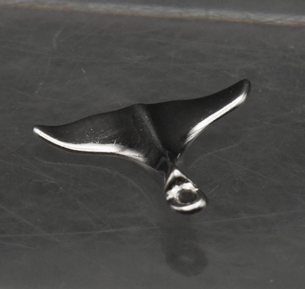 Rembrandt Charms - Vintage Sterling Silver Whale Tail Charm