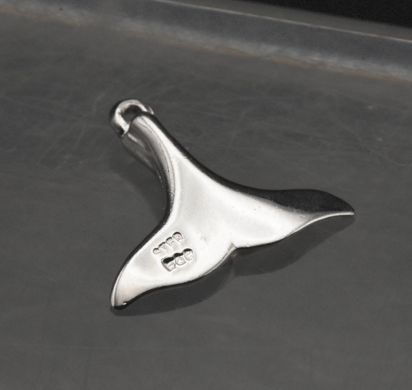 Rembrandt Charms - Vintage Sterling Silver Whale Tail Charm