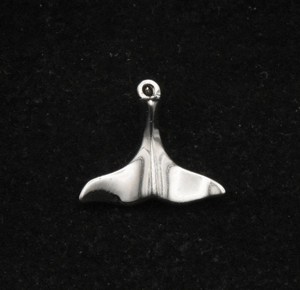 Rembrandt Charms - Vintage Sterling Silver Whale Tail Charm